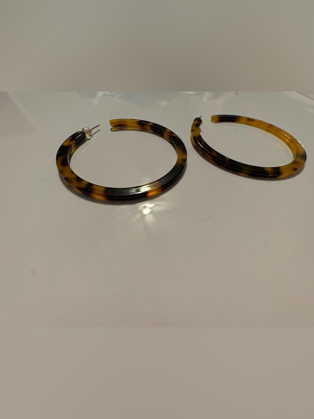 Tortoiseshell Hoop Earrings - Women Jewelry